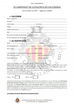 Obrim inscripcions pel Campionat de Catalunya de Falconeria